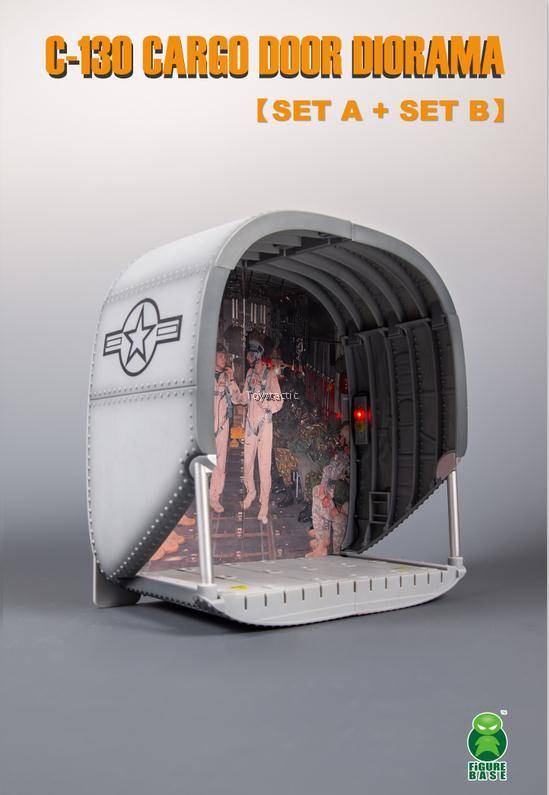 FigureBase TRICKYMAN TM009 + ジオラマ A+B Figurebase Trickyman C-130 Cargo Door Diorama Set A