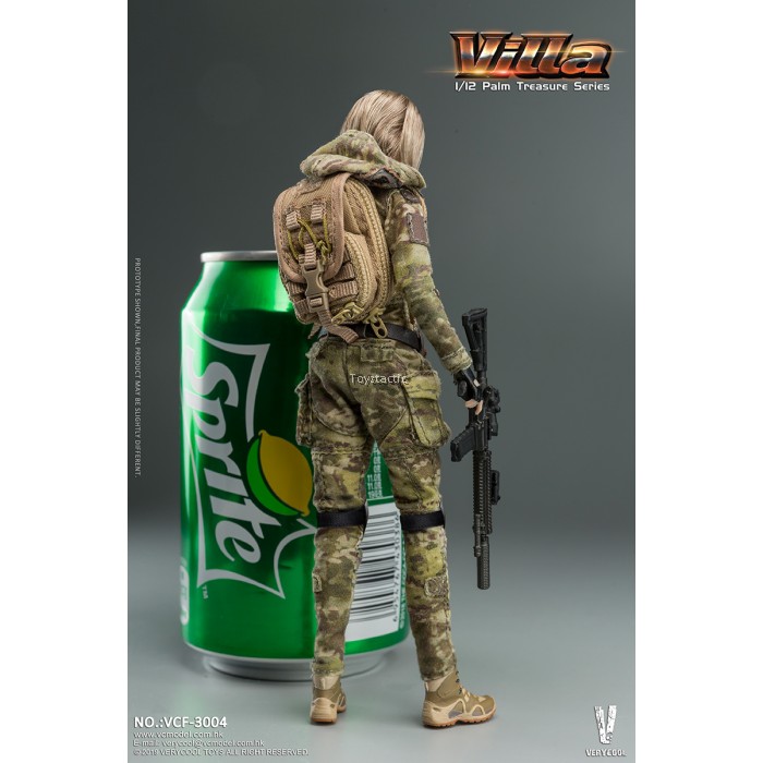 Verycool Vcf 3004 Palm Treasure Series 1 12 Mc Camouflage Women Soldier Villa