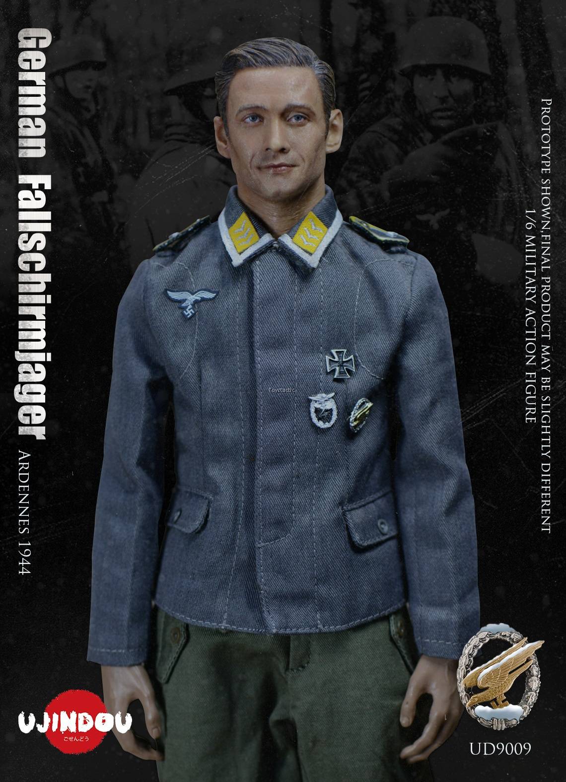 Figurine PLAYMOBIL Personnalisée - Chief Petty Officer 2ª Div. Fallschirmjägerardenes-1944