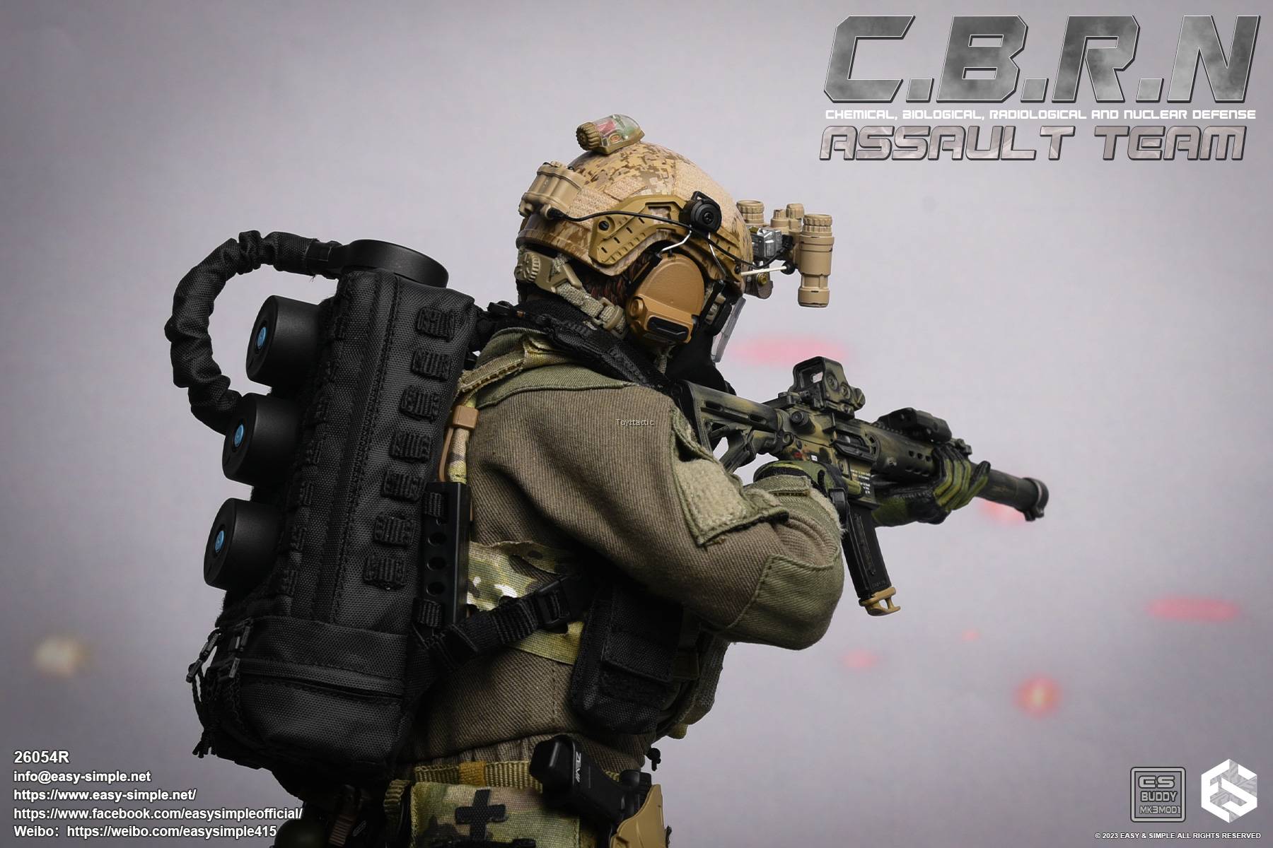 EASY&SIMPLE 26054R 1/6 CBRN Assault Team