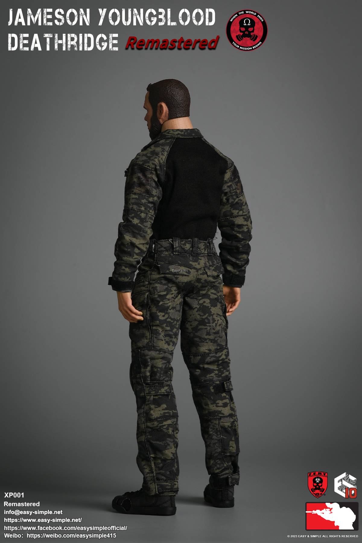EASY&SIMPLE XP001 Remastered 1/6 Z.E.R.T Jameson Youngblood