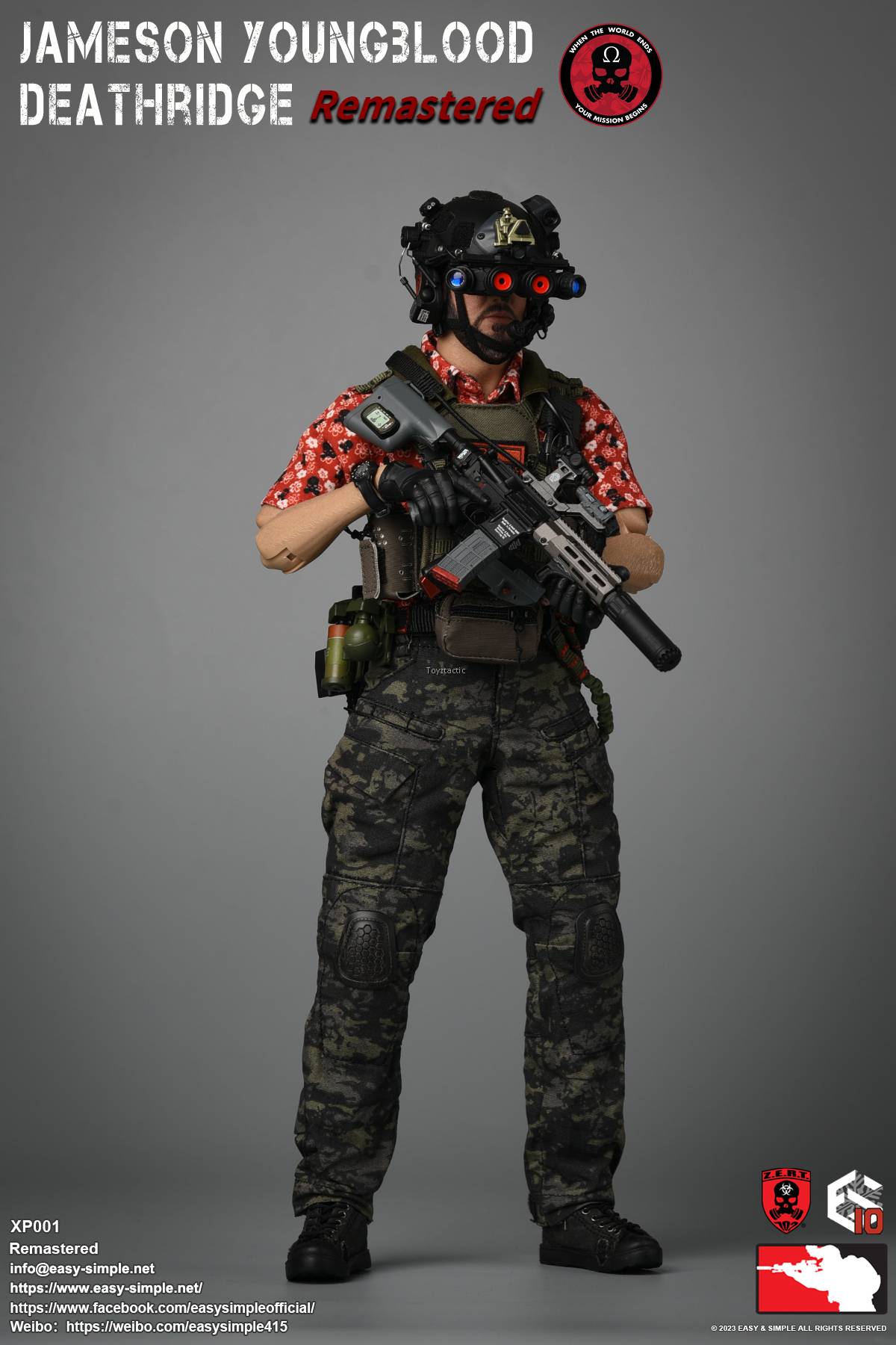 EASY&SIMPLE XP001 Remastered 1/6 Z.E.R.T Jameson Youngblood