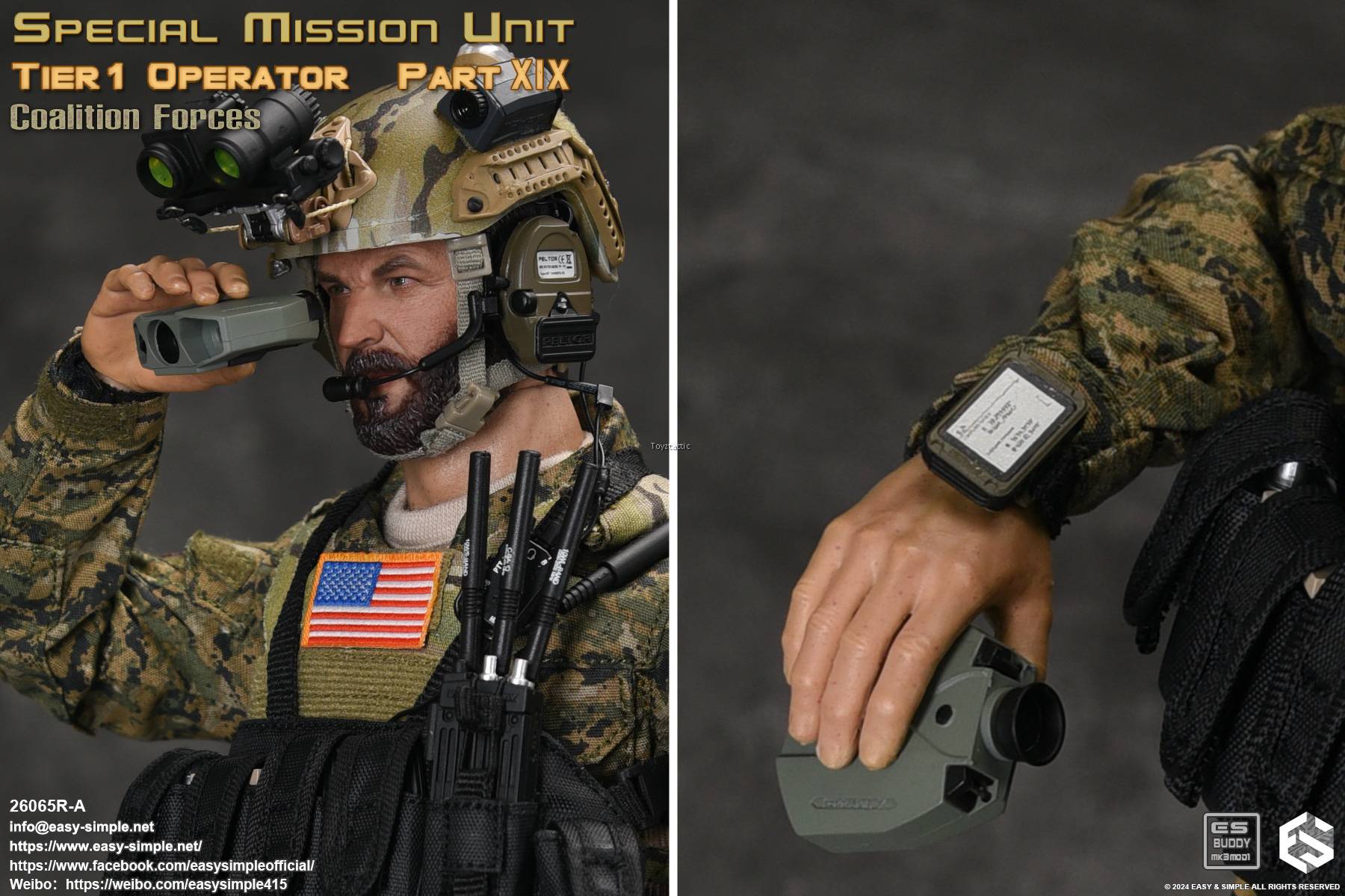 その他 Easy&amp;Simple 1/6 Special Mission 26065R-A Easy&Simple 1/6 Scale Action Figures Accessories