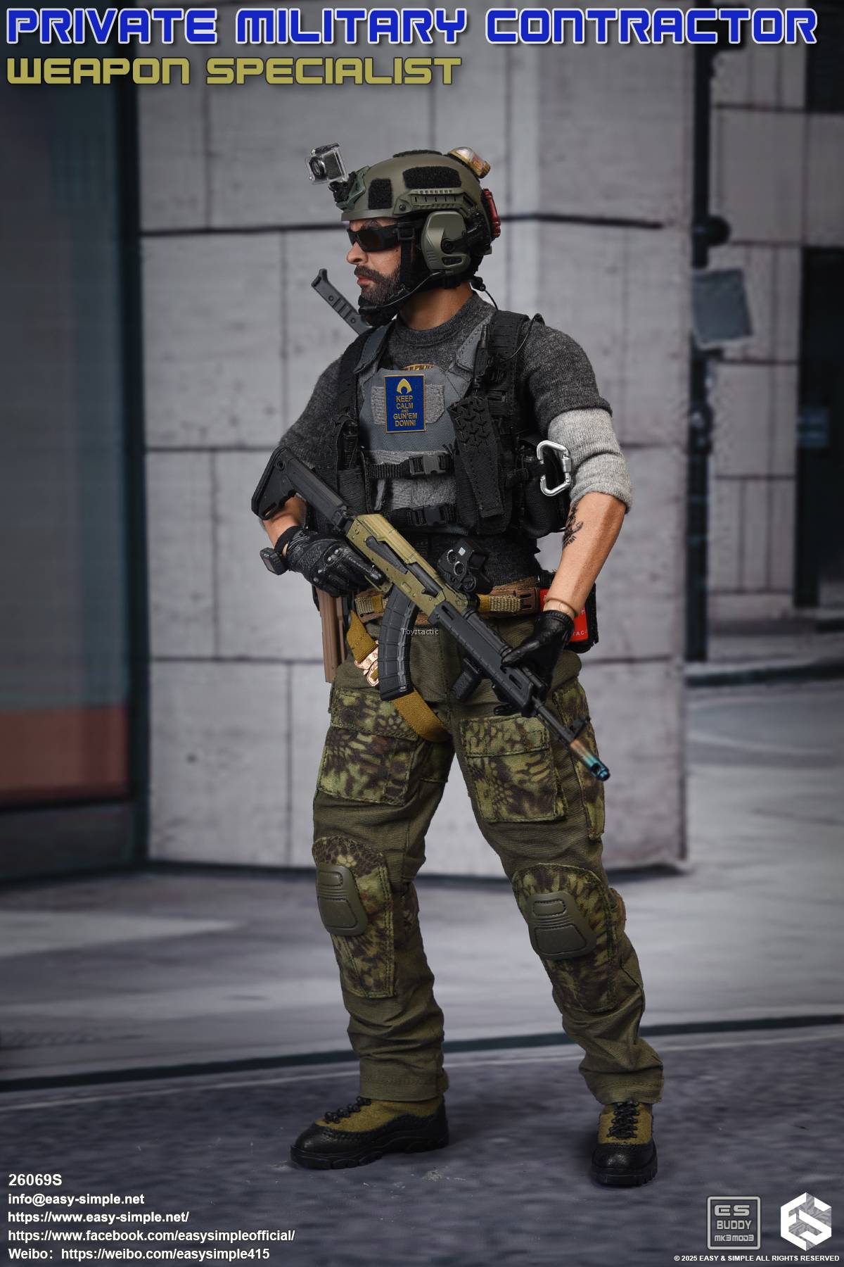 その他 Easy&amp;Simple 1/6 Private Military 1/6 EASY&SIMPLE 26055S PMC Private Military Contractor