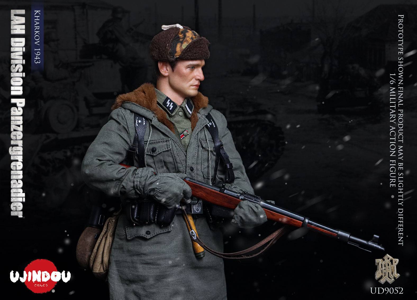 DID D80177 1/6 WWII German LAH Division Flammenwerfer Rottenführer- Joerg